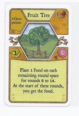 Agricola: board game Fruit Tree promo card